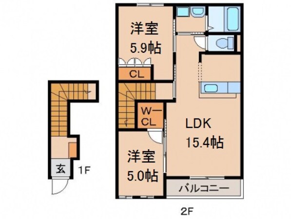 コンチェルトの物件間取画像